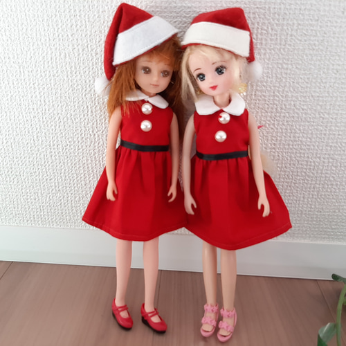 リカちゃん クリスマス サンタコスチューム おもちゃ・人形