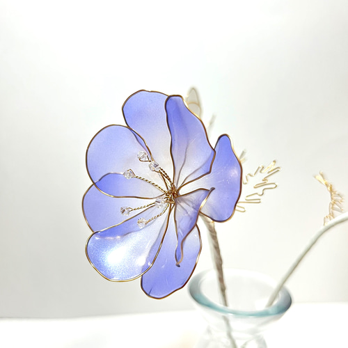 綺麗めアネモネワイヤーフラワー アートフラワー Suu〜wire art〜 通販