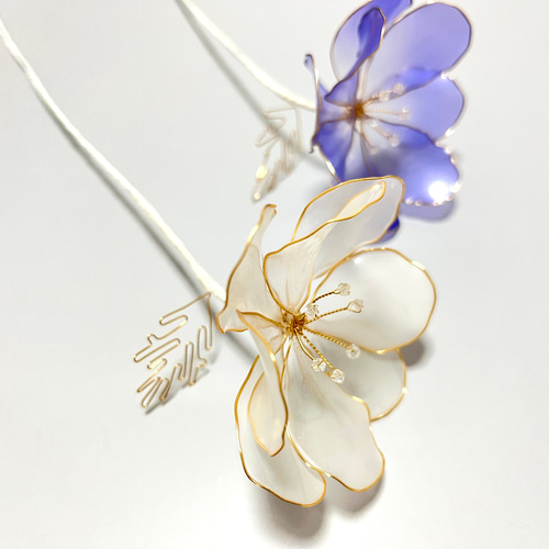 綺麗めアネモネワイヤーフラワー アートフラワー Suu〜wire art〜 通販