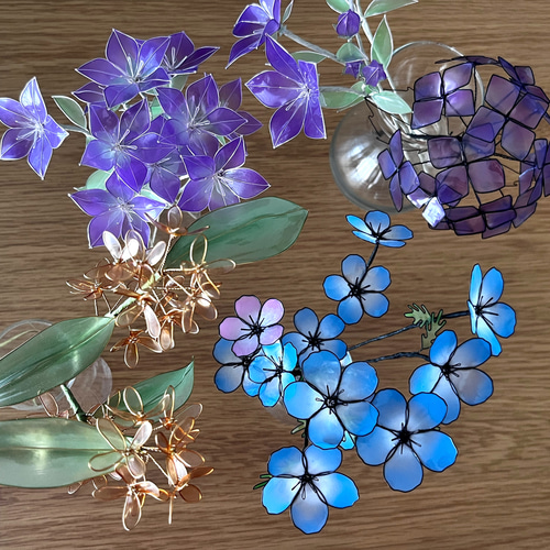 yupiです♪紫陽花。ミニバラとネモフィラ。ディップフラワー hqdefault.jpg
