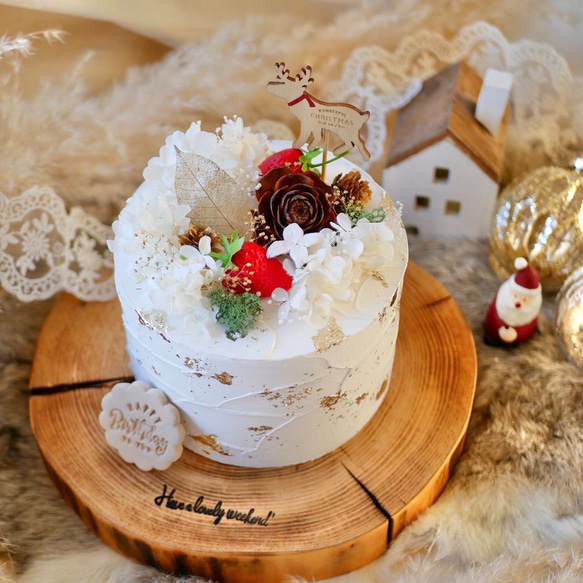 クリスマスクレイケーキ♡ 5枚目の画像