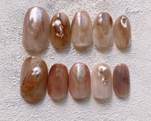 No.16 ニュアンスネイルチップ ビンテージ ネイルチップ（つけ爪