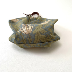 【〜8/31送料無料⭐︎敬老の日早割】 ウィリアム・モリス【アネモネ】トライアングルバック★キャンバス地 3枚目の画像