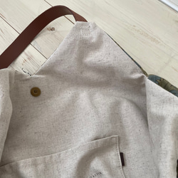 【〜8/31送料無料⭐︎敬老の日早割】 ウィリアム・モリス【アネモネ】トライアングルバック★キャンバス地 5枚目の画像