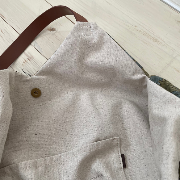 【〜8/31送料無料⭐︎敬老の日早割】 ウィリアム・モリス【アネモネ】トライアングルバック★キャンバス地 5枚目の画像