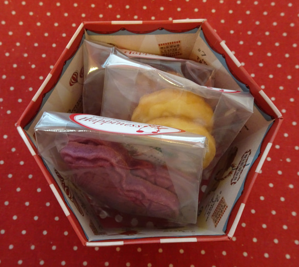 サーカステント貼り箱に動物クッキー３袋詰め合わせ(^^♪ 4枚目の画像