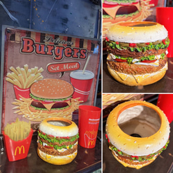 アメリカンダイナー/ ハンバーガー オーナメント/ BURGERS スツール 1511bdbfb0e82e1ea5bdbb8b60a8fa