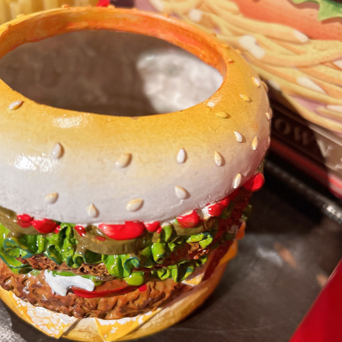 アメリカンダイナー/ ハンバーガー オーナメント/ プランター/ ペン