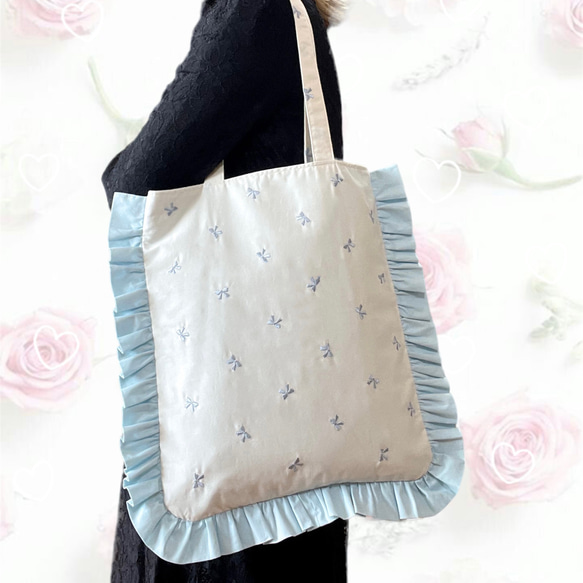 【推し活トート】推しカラー/トートバッグ/バッグ/リボン/フリル 人気・おすすめ｜使いやすい・旅行におすすめ 品質保証 全国発送 正規品・日本国内発送・安心保証付き