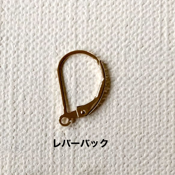 14kgf*大粒ミルキーアクアマリンと淡水パールのピアス／イヤリング 9枚目の画像