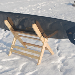 《受注製作》木製メンテナンスボードスタンドＸ・サーフボードラック・サーフィン 5枚目の画像