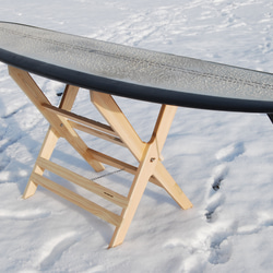 《受注製作》木製メンテナンスボードスタンドＸ・サーフボードラック・サーフィン 2枚目の画像