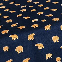 Dear Stella 110cm x 50cm Brown Bears/Navy 2枚目の画像