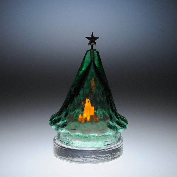 「小さな星のクリスマスツリー」32(LEDキャンドルホルダー、アロマストーンホルダー） 2枚目の画像