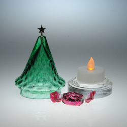 「小さな星のクリスマスツリー」32(LEDキャンドルホルダー、アロマストーンホルダー） 3枚目の画像
