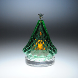 「小さな星のクリスマスツリー」36(LEDキャンドルホルダー、アロマストーンホルダー） 2枚目の画像