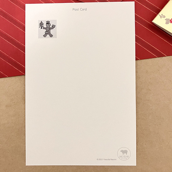 ジンジャーブレッドマン　ポストカード2枚セット 3枚目の画像