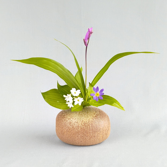 花入れ 焼締め 【商品番号：00195】 一輪挿し・花瓶・花器 や