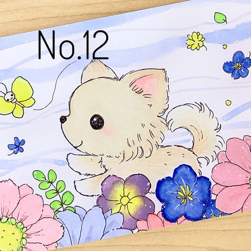ななちゃん　ハンカチ　チワワちゃん＆ポメちゃん柄　19枚 Tamago様専用 ハンカチ チワワちゃん柄