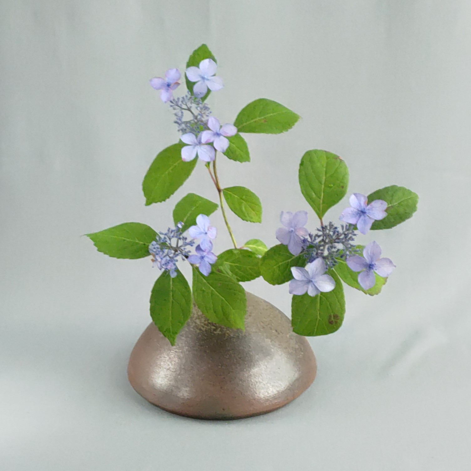 薪窯陶芸　自然釉　花入れ1 薪窯陶芸 自然釉 花入れ 越前土