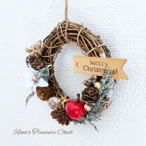 超早割クリスマス2025】 リース ♡ ミニサイズの可愛らしいデザイン