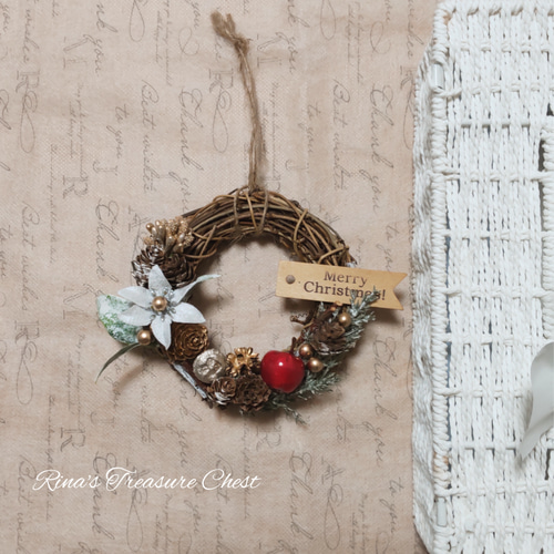 超早割クリスマス2025】 リース ♡ ミニサイズの可愛らしいデザイン