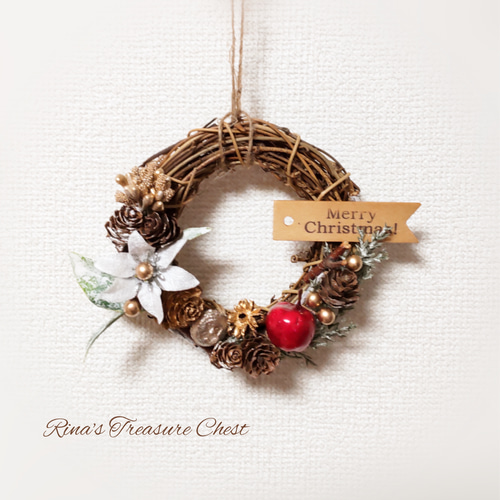 超早割クリスマス2025】 リース ♡ ミニサイズの可愛らしいデザイン