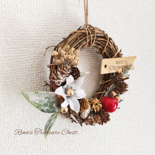 超早割クリスマス2025】 リース ♡ ミニサイズの可愛らしいデザイン