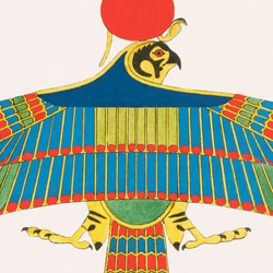【NO.421】鷲のエジプトの壁画アートポスター☆歴史カラフルお洒落エキゾチックオリエンタルA2A1B5B4B3B2B1 3枚目の画像