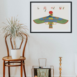 【NO.421】鷲のエジプトの壁画アートポスター☆歴史カラフルお洒落エキゾチックオリエンタルA2A1B5B4B3B2B1 11枚目の画像