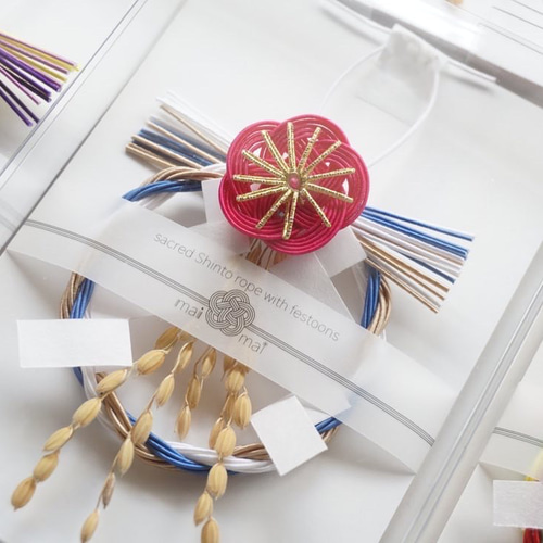 手のひらサイズのミニしめ飾り しめ縄・しめ飾り maimai 通販 15042143