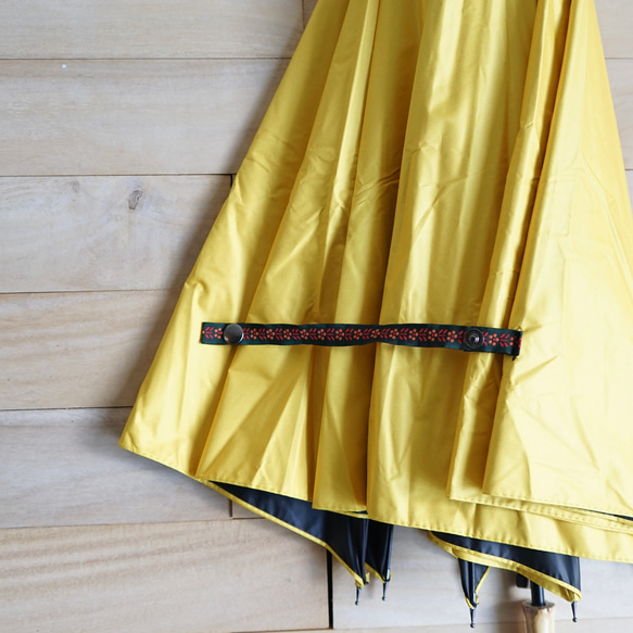 UV Cut 長傘 Indian Sari Ribbon UV 99.9% Cut 竹傘 竹柄雨天或晴天長傘 ALCEDO 第16張的照片