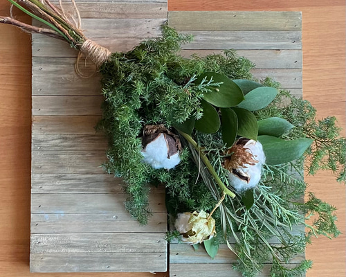 スワッグ(コニファーのツリー) / クリスマス　スワッグ　ドライフラワー 8ff7ce69b4c52e175566cf5a5e77d2