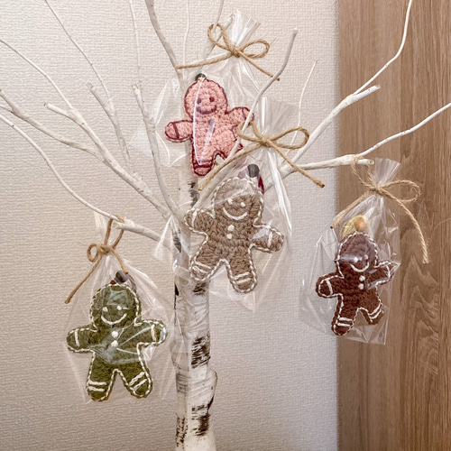 3個セット】ジンジャークッキーマン その他インテリア雑貨 orin 通販