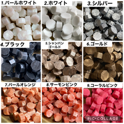 シーリングワックス　60g 肉球 蝋封 3枚目の画像