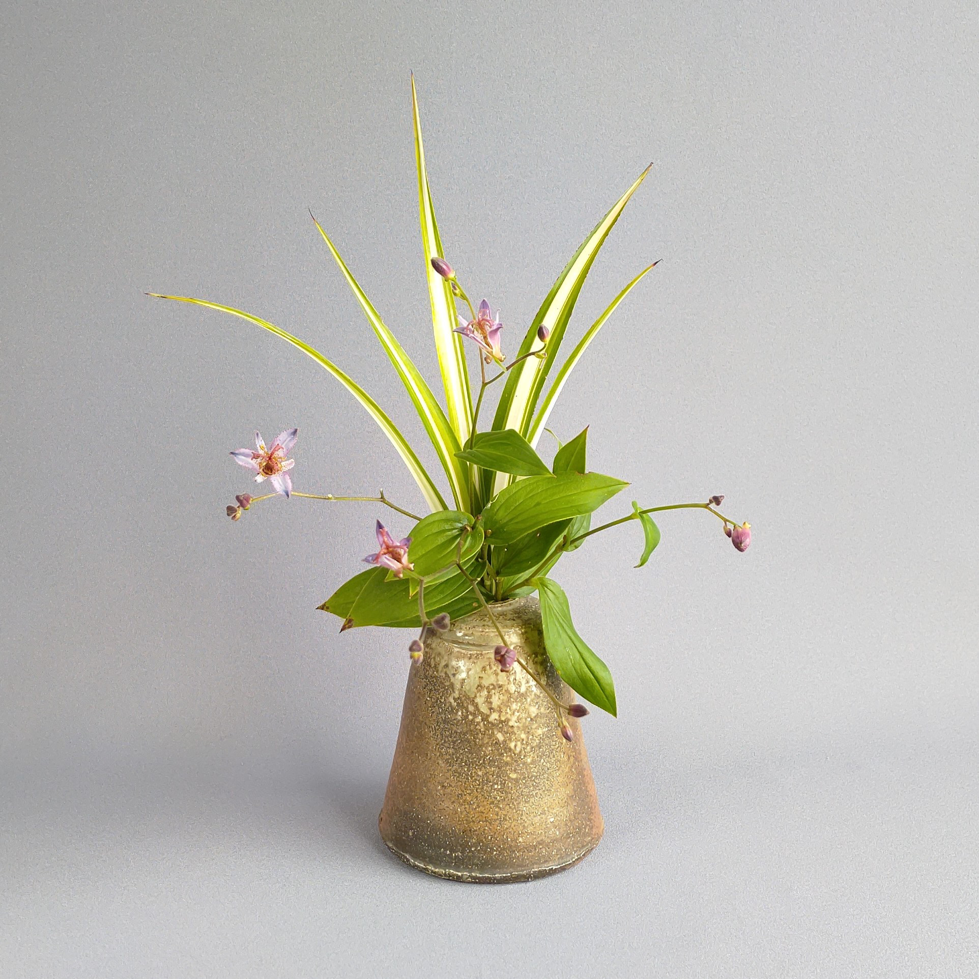 花入れ 焼締め 薪窯 【商品番号：00254】 一輪挿し・花瓶・花器
