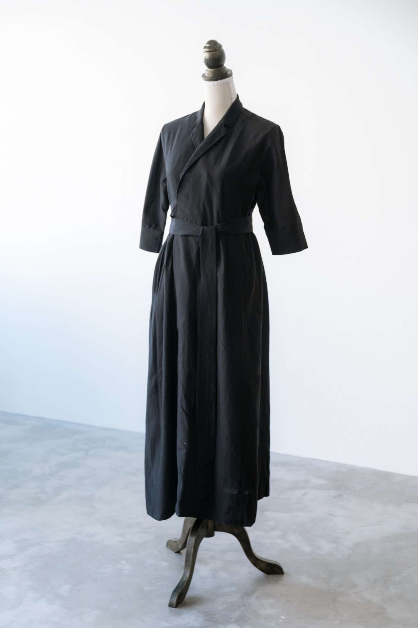 シルクコットン　カシュクールドレス