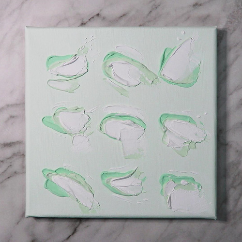 1点もの！アクリル・抽象画 特注品の立体額入り#現代アー