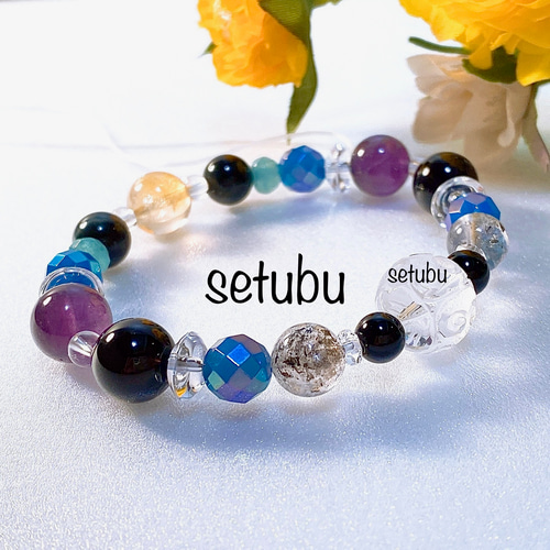 オリジナル品】2点限定⭐️高品質アクアマリン使用癒し・恋愛人気運  