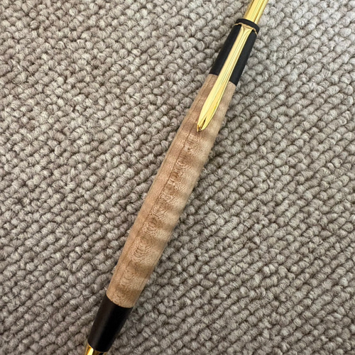 木軸ペン　タイガーメープル　縮杢 メープル縮杢 シャープペンシル 木軸 ペン・筆記用具 キツツキ 通販