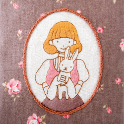 鄉村女孩書籍封面（安娜）平裝本/Shinsho 格式 * 刺繡 第6張的照片