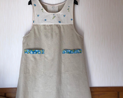 エプロン☆ハンドメイド エプロン着せ替え💐🎀