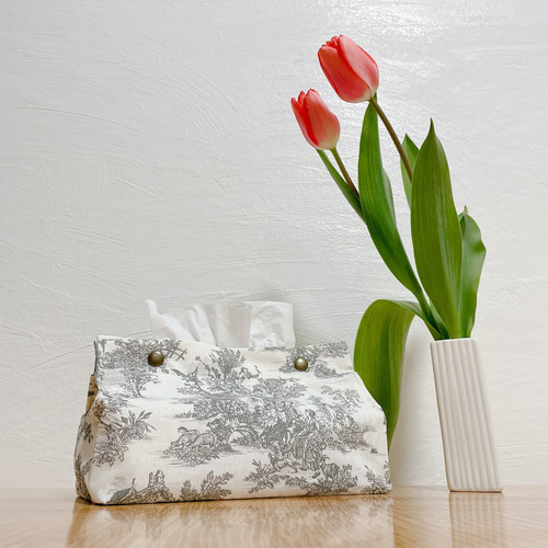 フランス生地 mfta社 トワルドジュイ PASTORALE ティッシュカバー