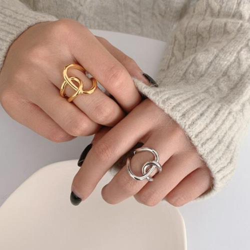 gold・silver リング クリスマス シルバーアクセサリー ゴールド