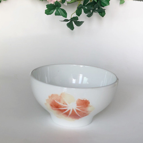 エナメル絵付けのお茶碗＆カフェオレボウル・葉っぱ マグカップ 広がる