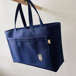 托特手提包（飲料杯隔層）多種顏色 第7張的照片