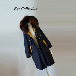 ライナー脱着可能☆リアルファー付き2WAYコート 裏ボアライナー付き