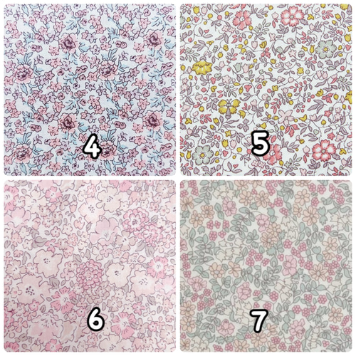 【137】再販　リバティプリント使用　ハンドメイド　三角パッチンピン　ヘアピン 137】再販リバティプリント使用ハンドメイド三角パッチンピン