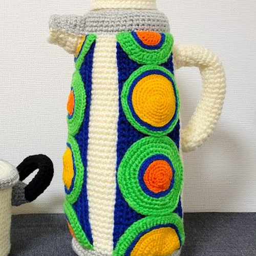 編み物・毛糸雑貨 昭和レトロ魔法瓶 