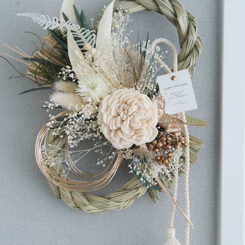 しめ縄飾り【8の字しめ縄】 しめ縄・しめ飾り andbloom 通販 15046518